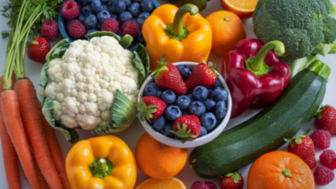 Fruits and vegetables weight loss